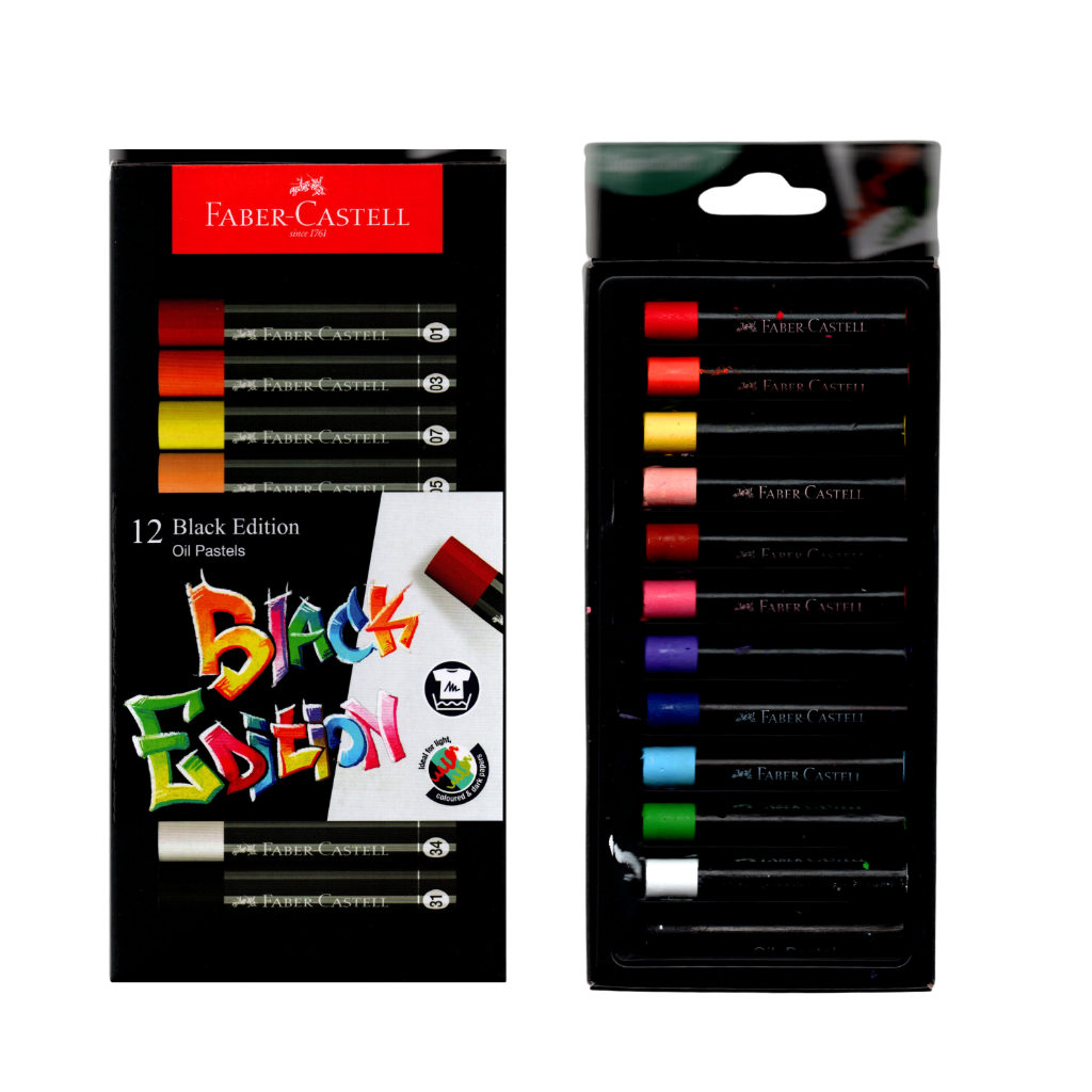 

Crayon Faber Castel / Oil Pastel Black Edition 12 Warna 220012