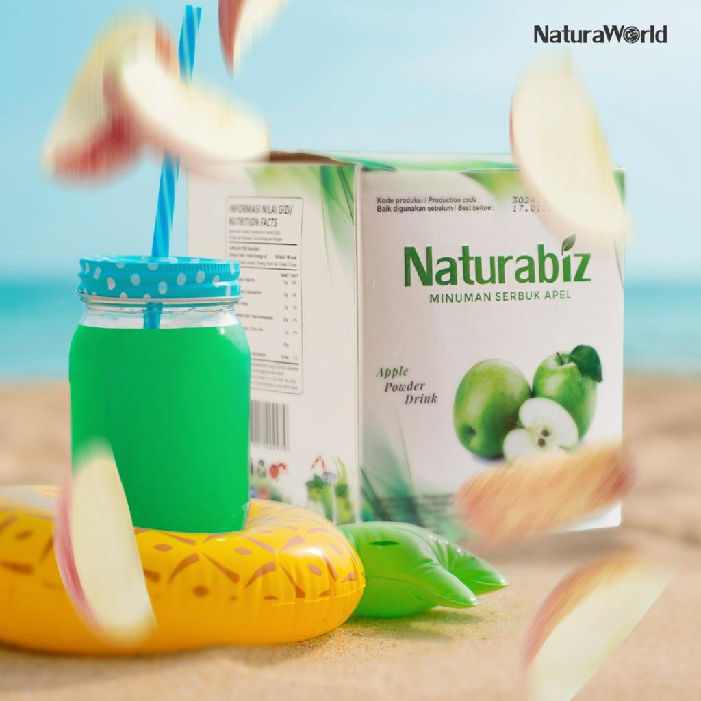 

NaturaWorld Naturabiz Minuman Serbuk Apel 1 Box 10 sachet