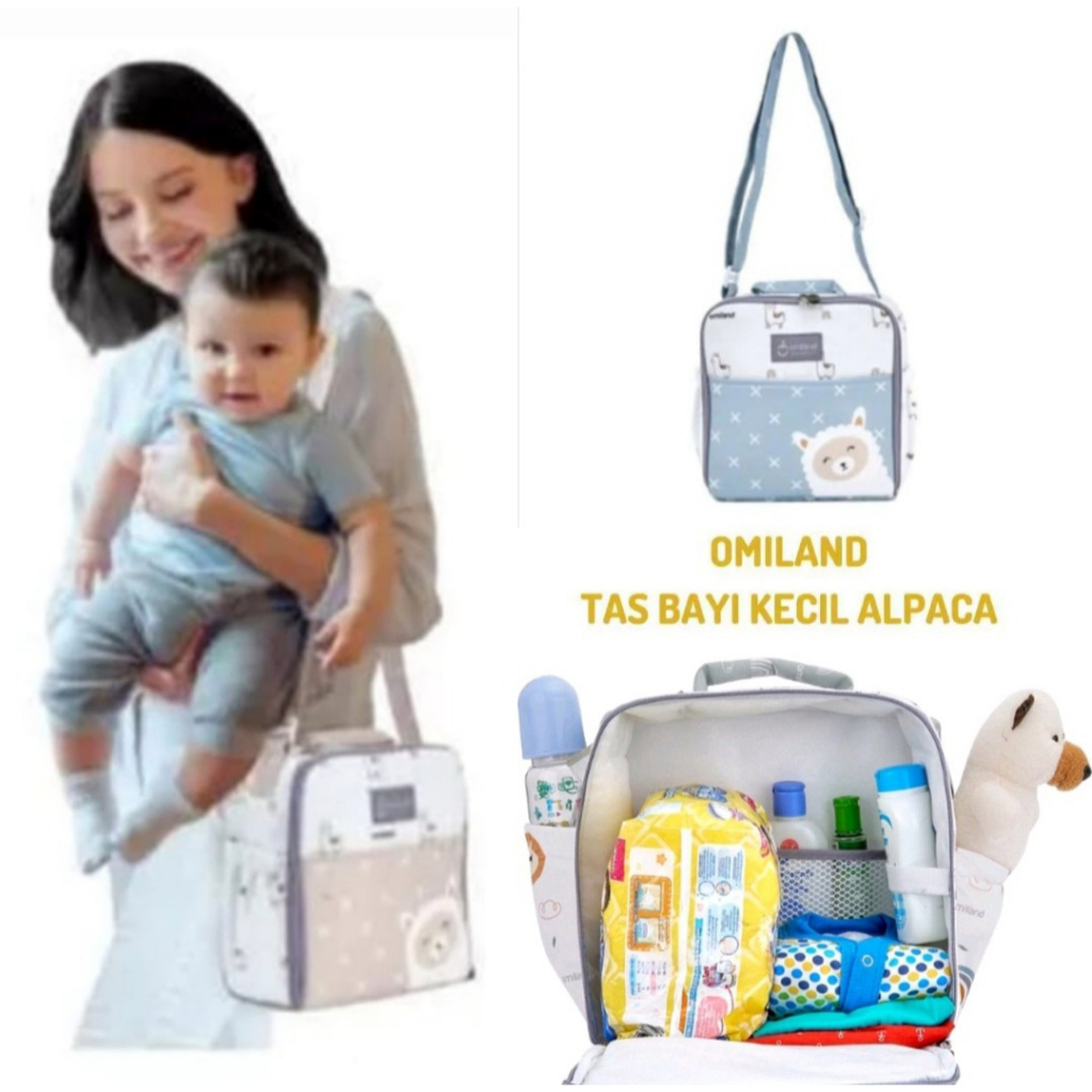 tas bayi kecil alpaca , rainbow omiland series