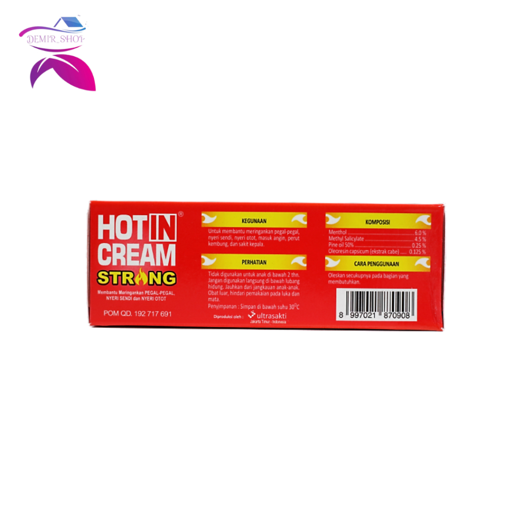 Hotin Cream Strong 60 gr / Krim Pegal - Pegal / Keseleo / Nyeri Otot