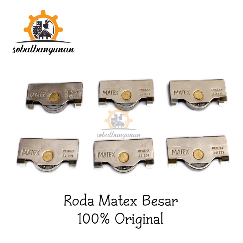 Roda MATEX Besar Original / Roda Sliding Etalase MATEX ASLI