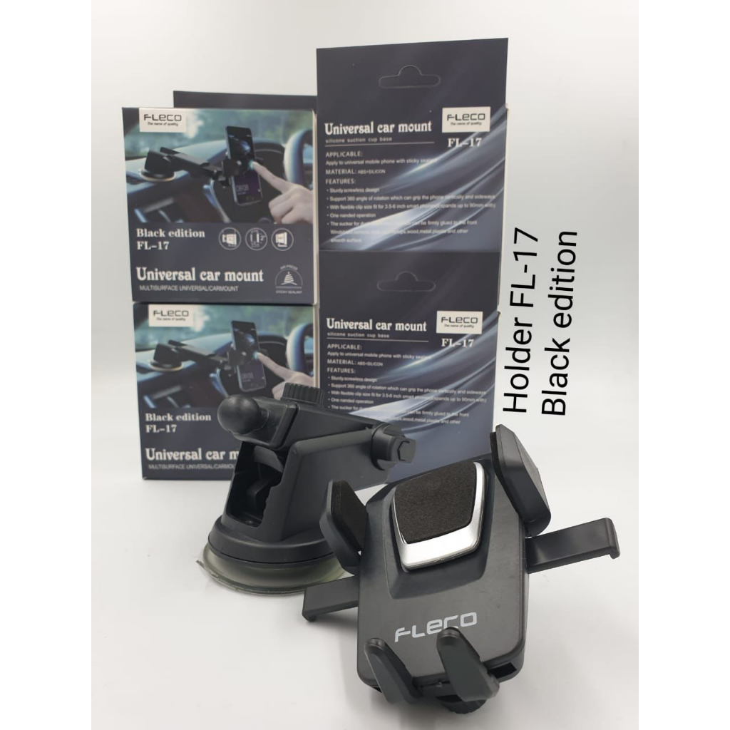 HOLDER MOBIL FLECO FL17 ORIGINAL BISA DI DASBORD DAN KACA UNIVERSAL