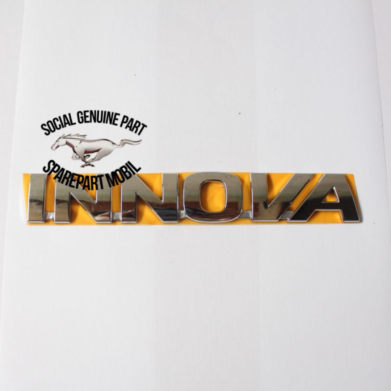 Emblem Bagasi Innova reborn Original