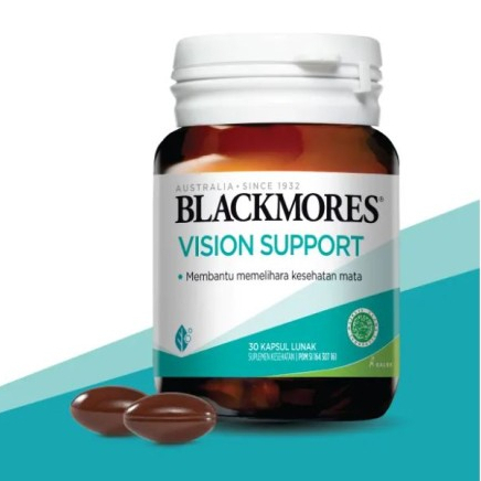 Blackmores Vision Support 30 Kapsul Suplemen Menjaga Kesehatan Mata