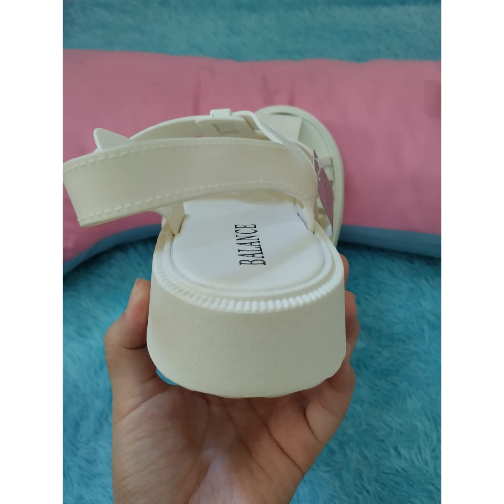 Sepatu Sandal jelly Wanita dewasa import trendy code 972-A1 size 37-40