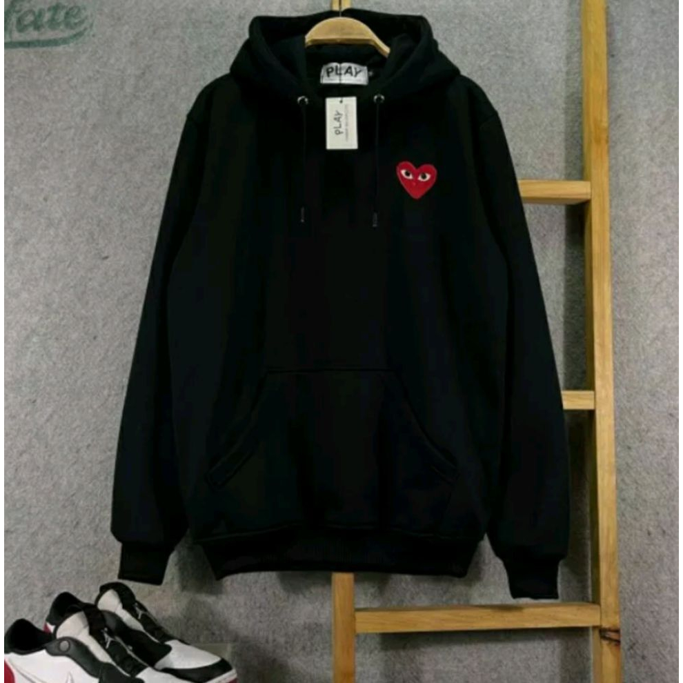 HOODIE ZIP JAKET COMME DES GARCONS CDG BIG HEART IREN IND