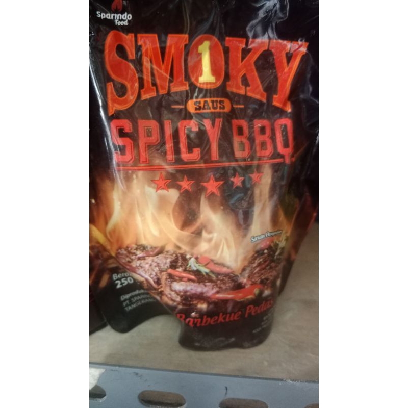 

Smoky 1 Saus Spicy BbQ 250gram