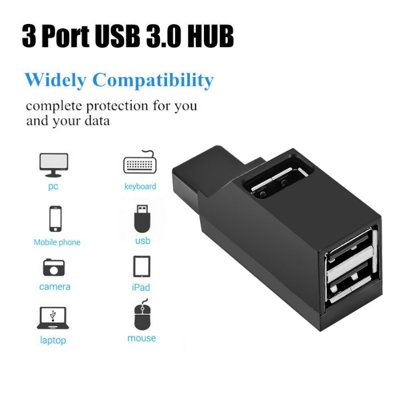 USB 2.0 Hub 3 Port Unitek Mini Super Speed