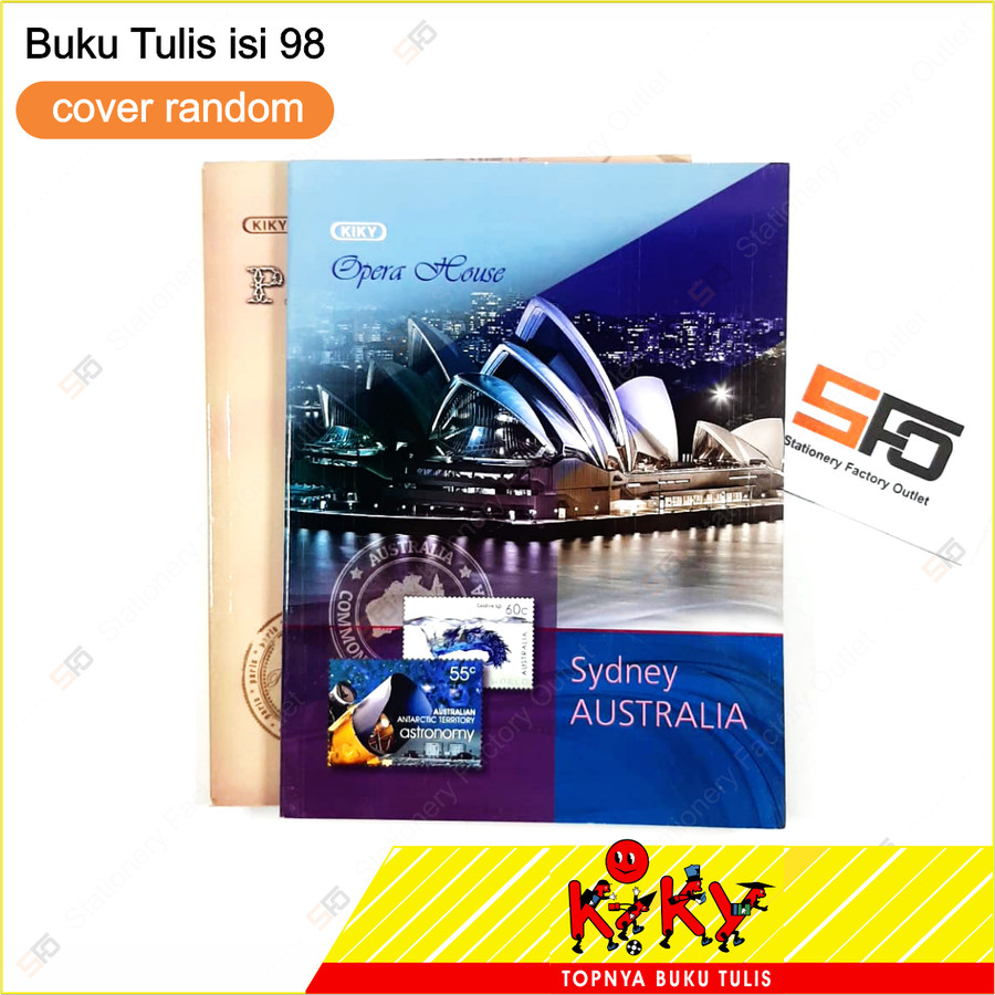 

Buku Tulis isi 98 Satuan - Kiky - SFO Semarang Official