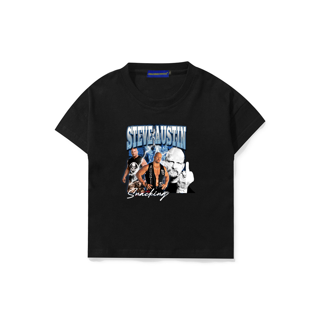 T-shirt | Steve Austin | Black | SNACKIDS
