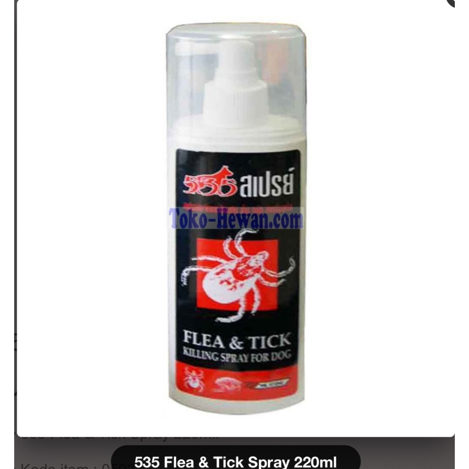 535 Flea &amp; Tick Spray 220ml