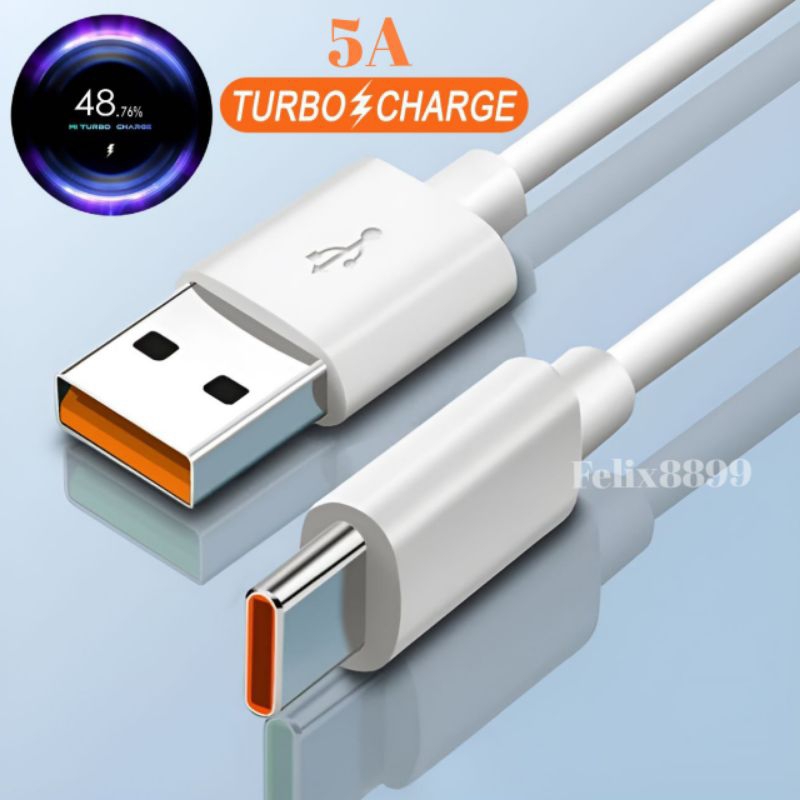 Kabel Data Charger Xiaomi Turbo Charge 5A 6A 33W 55W 65W 67W 120W USB Type C