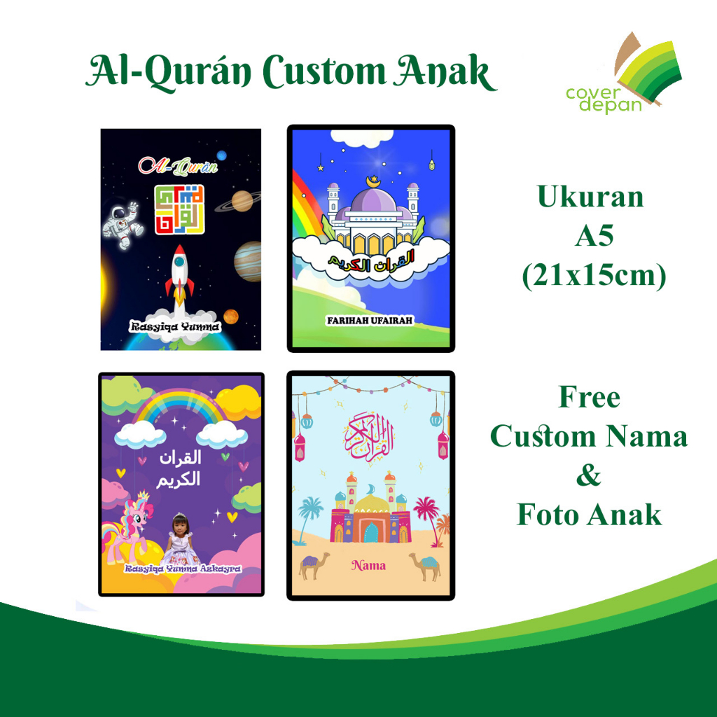 Al-Qur'an Custom Anak - alquran anak | hadiah anak