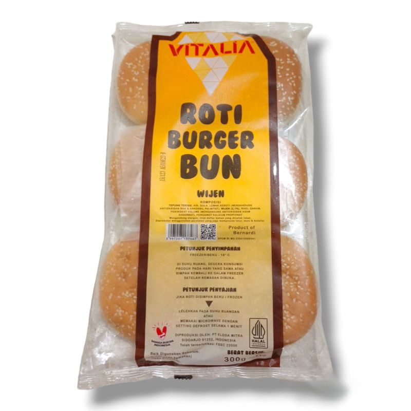 

VITALIA roti burger wijen 300gr