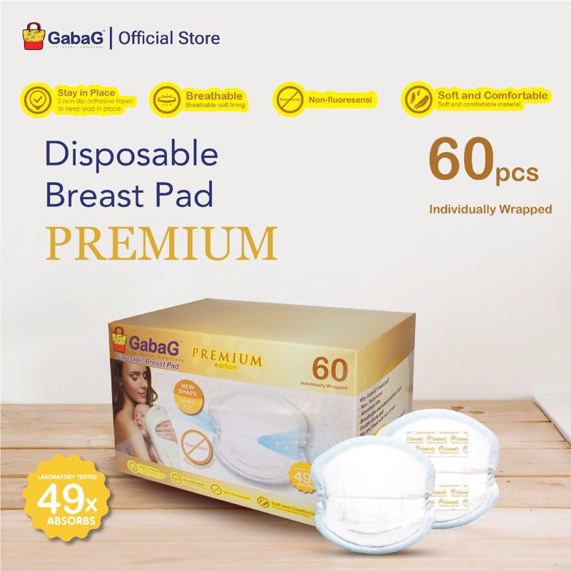 GABAG - Breastpad Classic - Breastpad Premium - Penyerap Asi