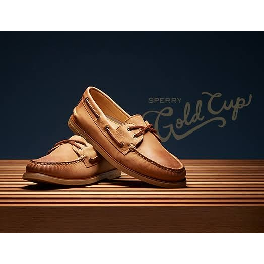 Sepatu Boatshoe Sperry Goldcup Sahara Tan Original