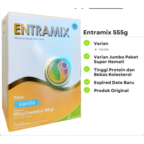 Entramix Vanila 555 gram