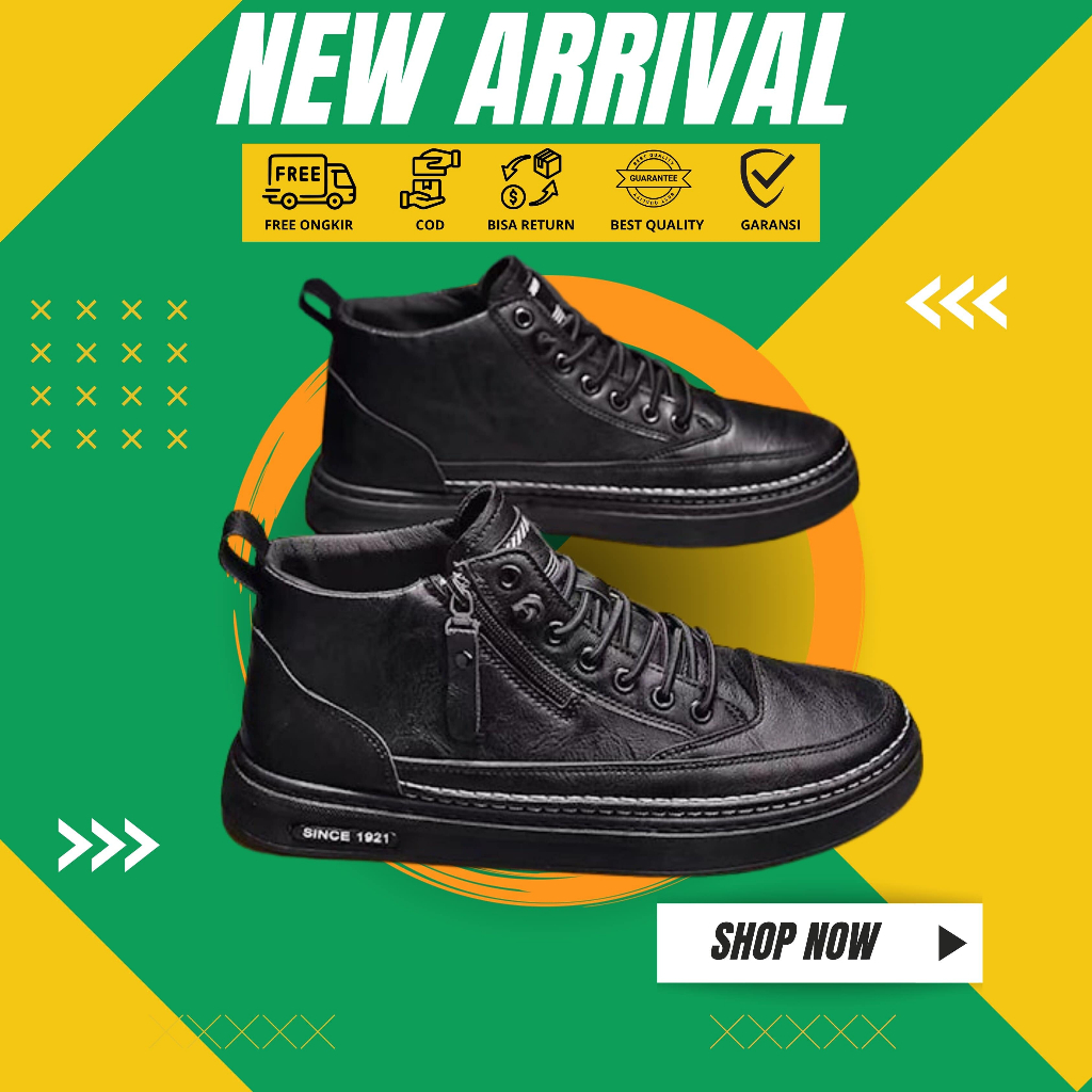 Sepatu Boots Boot Hiking Pria Sepatu Gunung Outdoor Original Ukuran 39-44 Import Kulit Asli Warna Hi