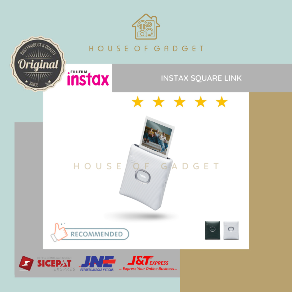 ORIGINAL Fujifilm Instax Square Link Photo Printer Instant Foto Printer Portable