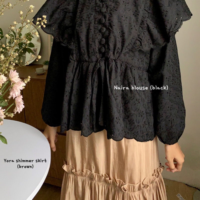 Naira Blouse Atasan Katun bordir | Embroidery Shirt | Outer Katun Bordir