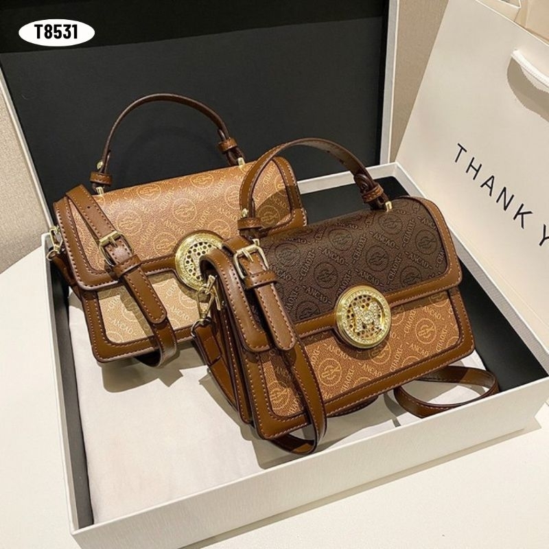 [IMPORT] T8531 - TAS SELEMPANG WANITA FASHION IMPORT - ADA DUSTBAG - 76BAGSTORE