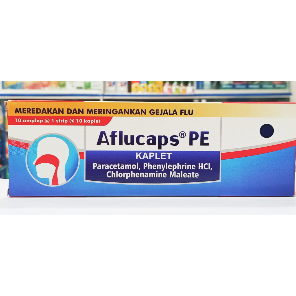 𝐀𝐟𝐥𝐮𝐜𝐚𝐩𝐬 𝐏𝐄 𝟏 𝐊𝐎𝐓𝐀𝐊 𝐈𝐒𝐈 𝟏𝟎𝟎 𝐊𝐀𝐏𝐋𝐄𝐓 - Obat Demam dan Flu