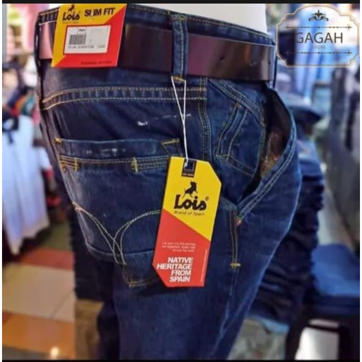 YOSIKO PROMO CUCI GUDANG CELANA JEANS LOIS ORIGINAL TERLARIS CELANA JEANS PANJANG PRIA BOMBOOGIE(COD