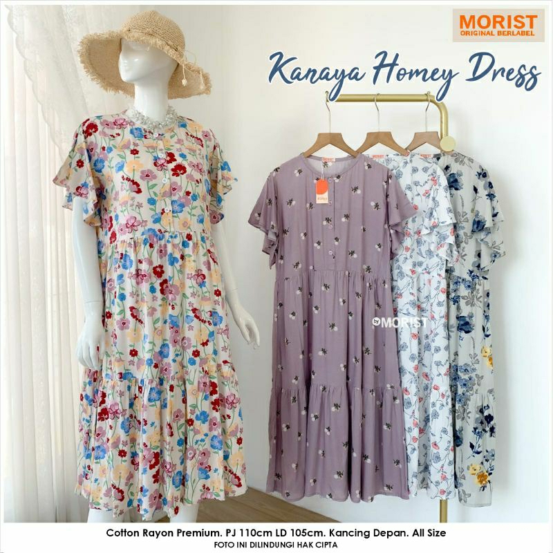 HOMEY DRESS MORIST / KANAYA HOMEY DRESS / MIRIAM HOME DRESS / AURA HOMEY DRESS / PUSAT HOME DRESS / 