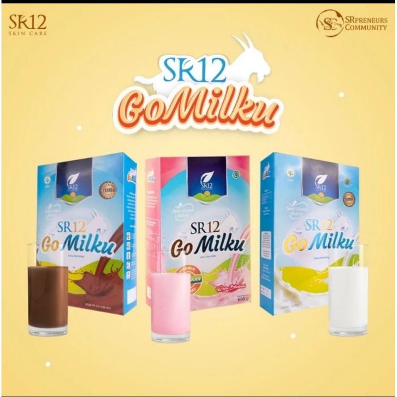 

Susu Kambing Etawa SR12 gomilku vanilla coklat strawberry