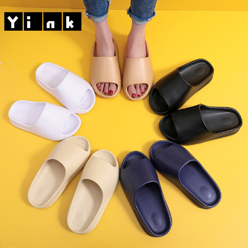 Sandal selop wanita jelly import terbaru murah Yeezy Sendal wanita kekinian karet Dewasa Empuk EVA Sandal Anti slip slop Perempuan