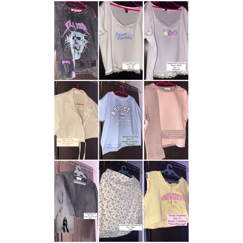 Preloved/New Branded H&M Colorbox