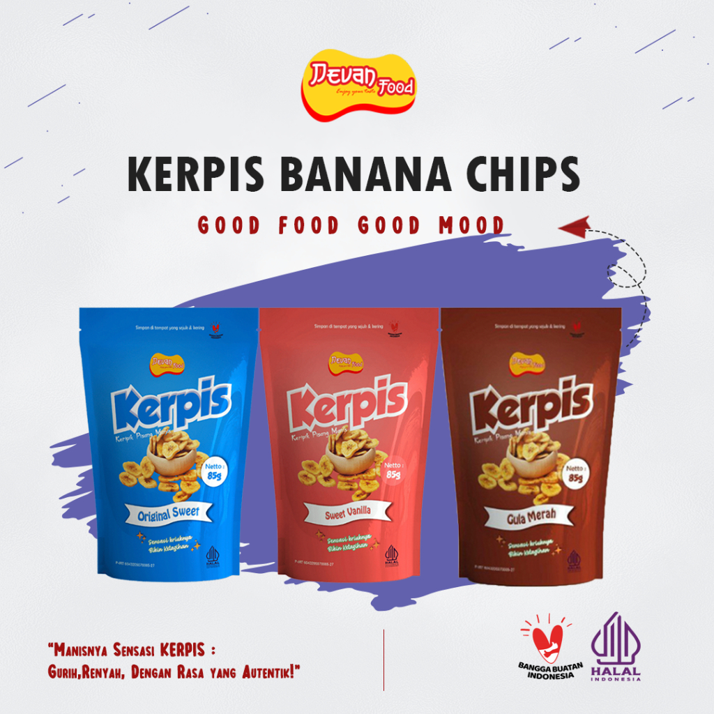 

Devan Food-KERPIS keripik pisang manis