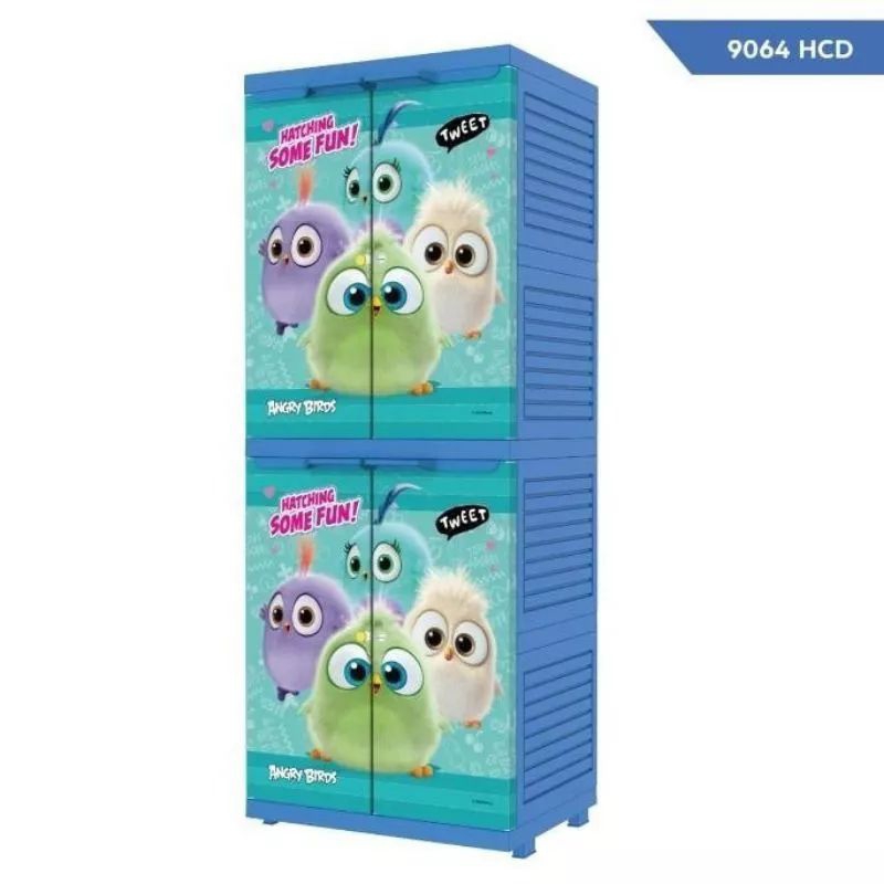 LEMARI PLASTIK ANAK KARAKTER NAIBA