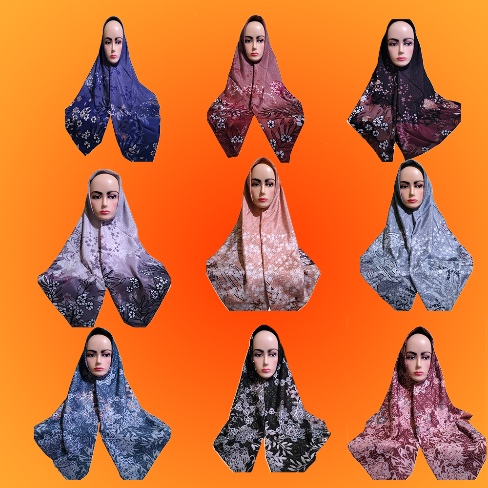 SEGI EMPAT UMAMA - HIJAB MOTIF SEGI EMPAT VOAL - UMAMA - SEGI EMPAT UMAMA