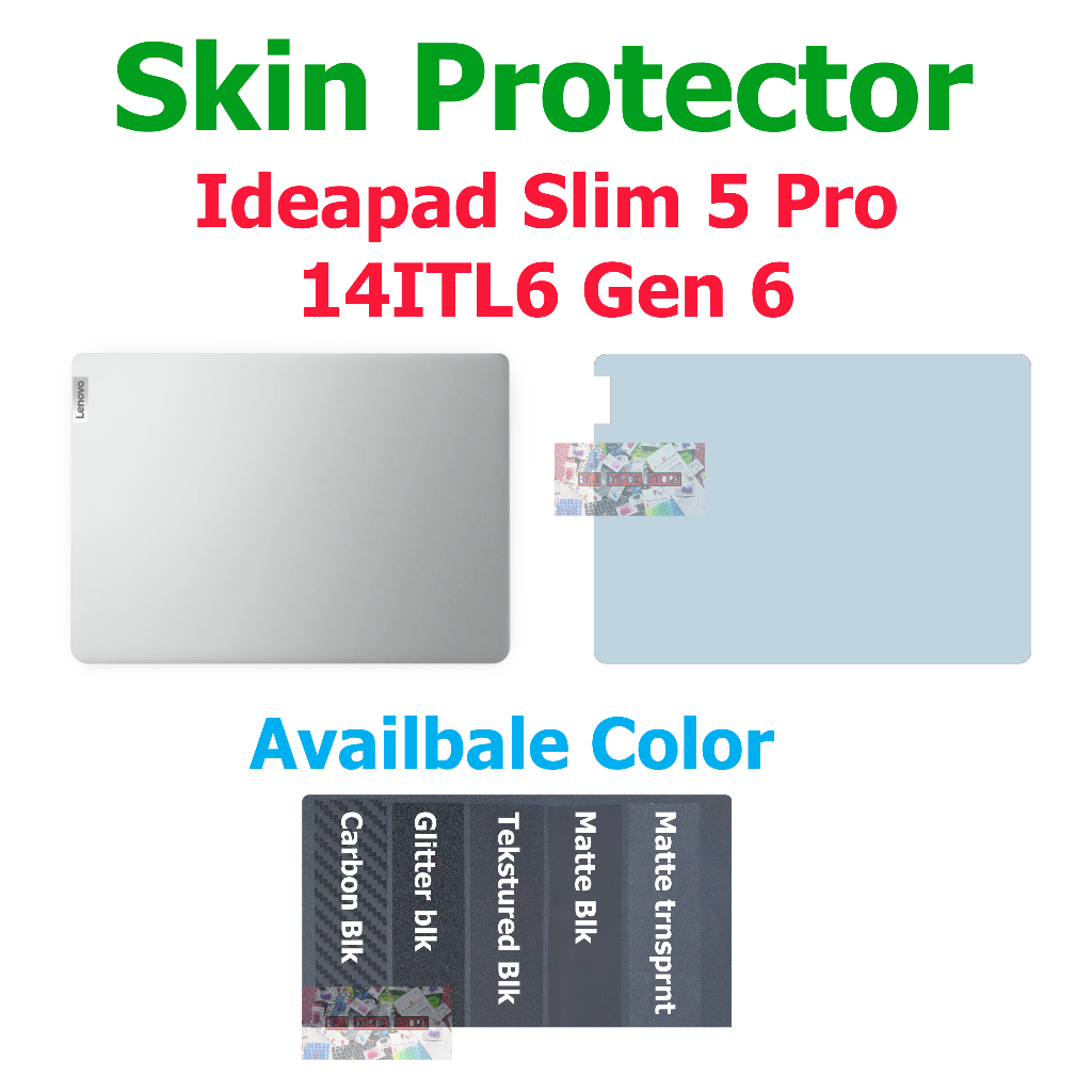 Lenovo Ideapad Slim 5i Pro 14ITL6 Gen 6 Skin Guard Garskin
