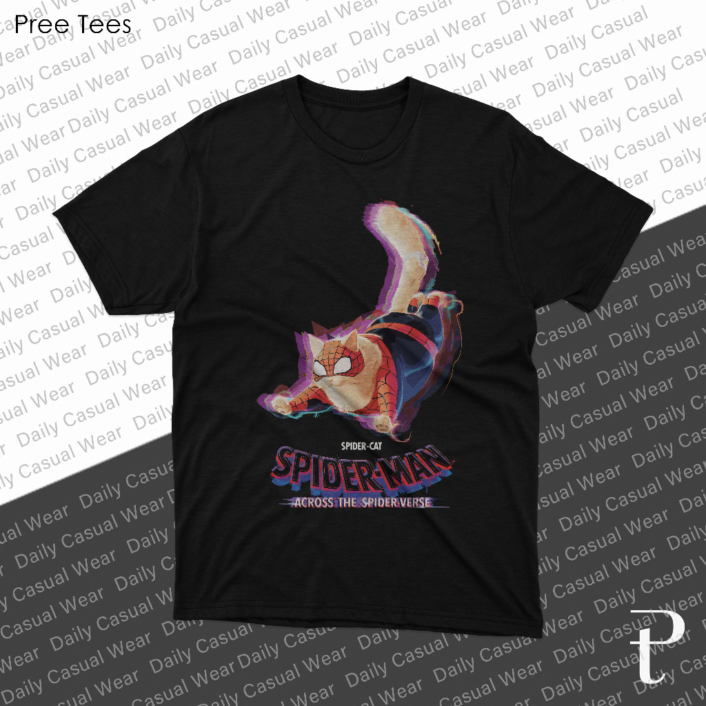 TSHIRT SPIDER CAT ACROSS THE SPIDER VERSE 1
