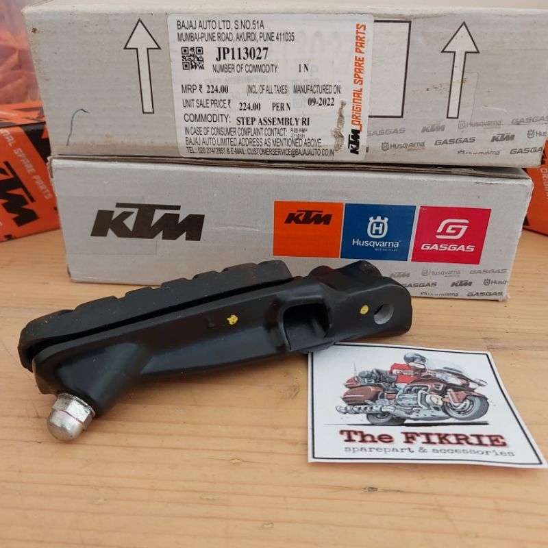 FOOTSTEP DEPAN KIRI KTM DUKE RC ADV 200 250 390 2018 KEATAS FOOT STEP PIJAKAN KAKI KIRI DEPAN KTM DU