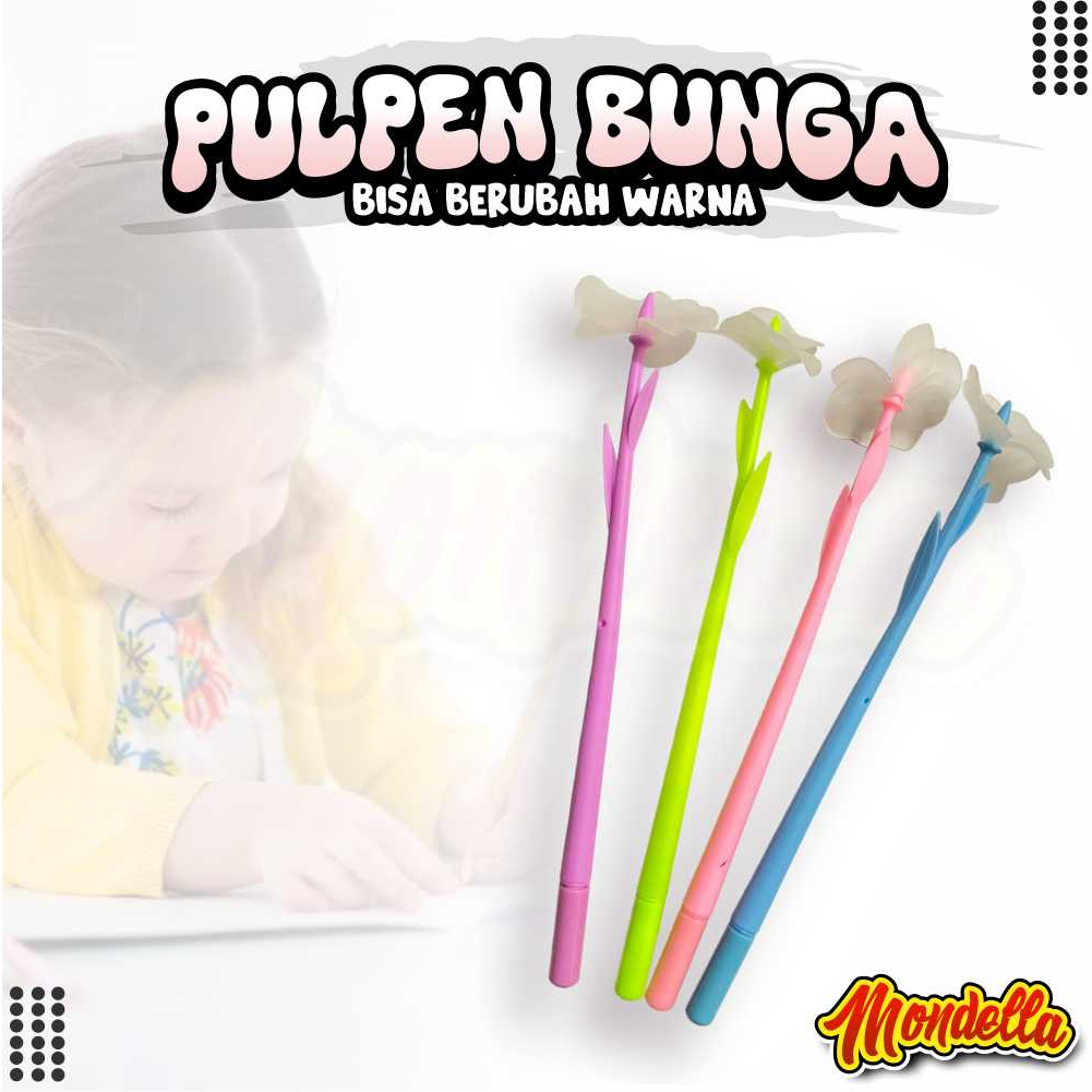 

Pulpen Bunga Warna Antik Saat Terkena Sinar Matahari Pena Gel Balpoint Ballpoint Pen Matahari Ajaib MONDELLA