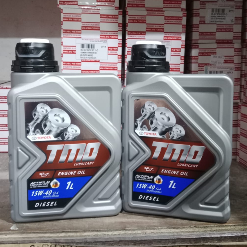 KMD| Oli Mobil Diesel TMO Toyota 15W-40 / Oli Mobil Merk Toyota / Pelumas Oli Mobil
