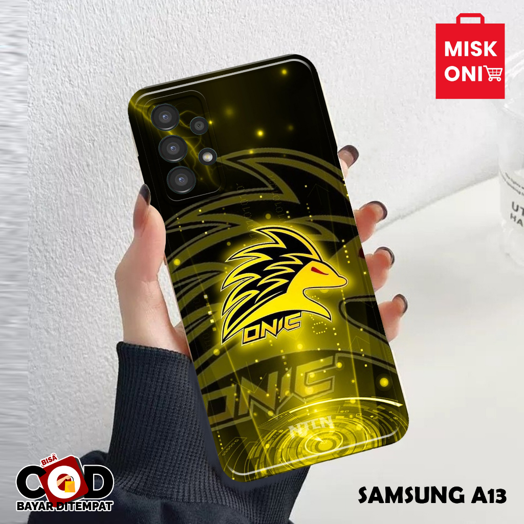 Case Samsung A13 Terbaru - Fashion Case Onic - Casing Hp Samsung A13 Terbaru - Kesing Samsung A13 Terbaru - Softcase Pro Camera - Aksesoris Handphone &amp; Tablet - Pelindung HP - Casing Hp - Kondom Hp