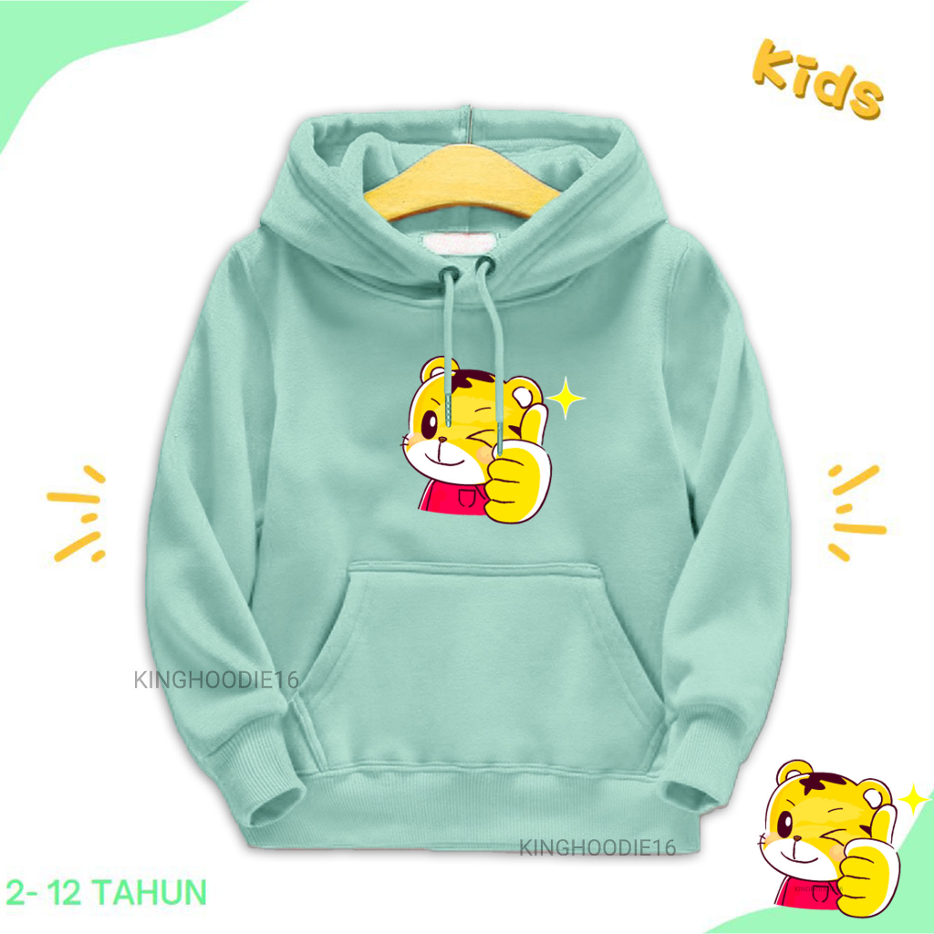 Jaket Anak Laki Laki Perempuan Shimajiro KadoUmur 2 3 4 5 6 7 8 9 10 11 12 Tahun/Hoodie Anak Perempu