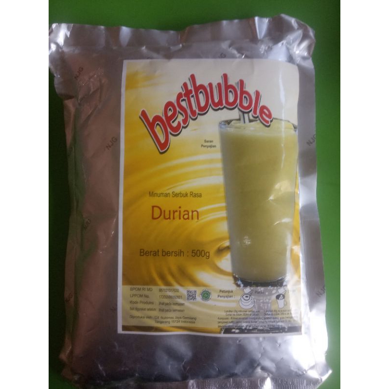 

Bestbubble Minuman Serbuk Rasa Durian 500g