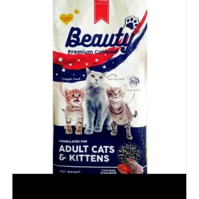 

beauty chiken,salmon premium repack 1kg