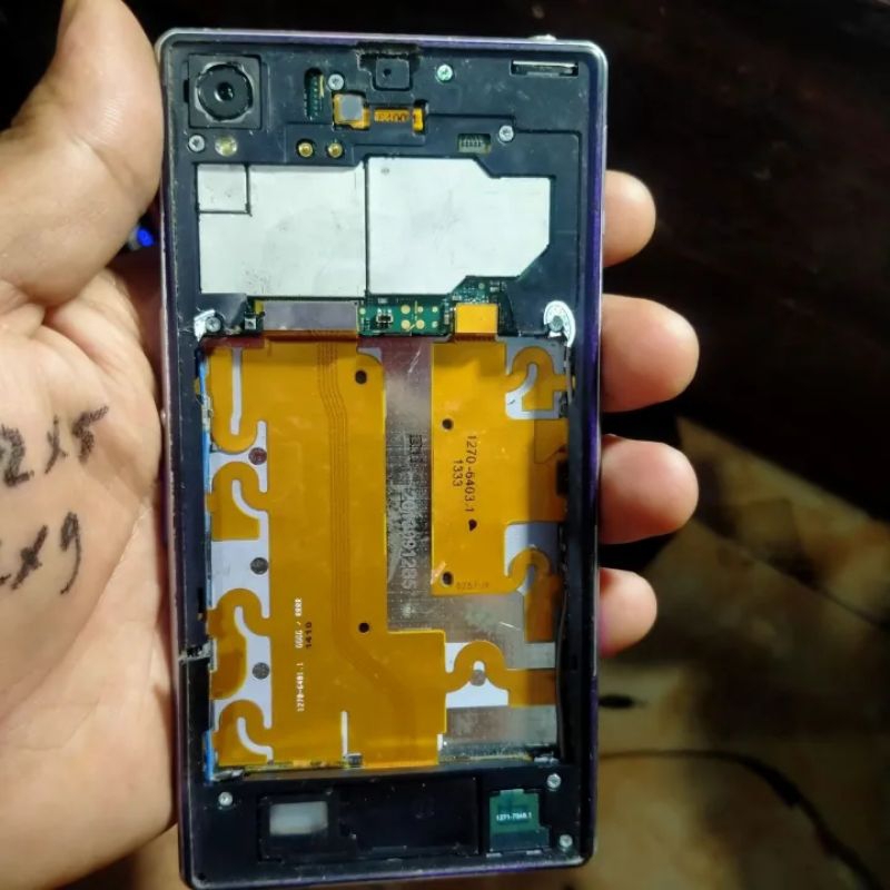 hp Sony Xperia Z1 big pm 0440 Minus LCD MESIN JAMIN normal udh tested
