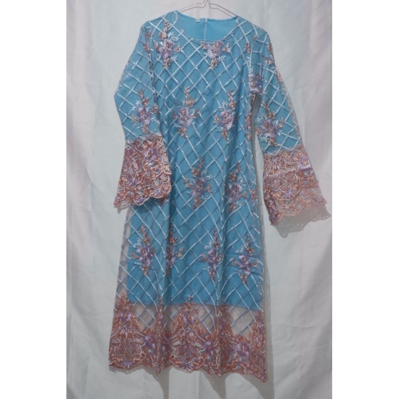 preloved atasan dress brokat tunik