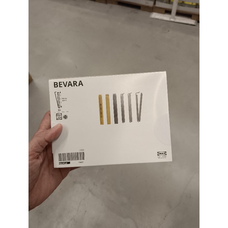 Klip Bevara Penjepit Penutup Kantong Plastik Isi 6pcs