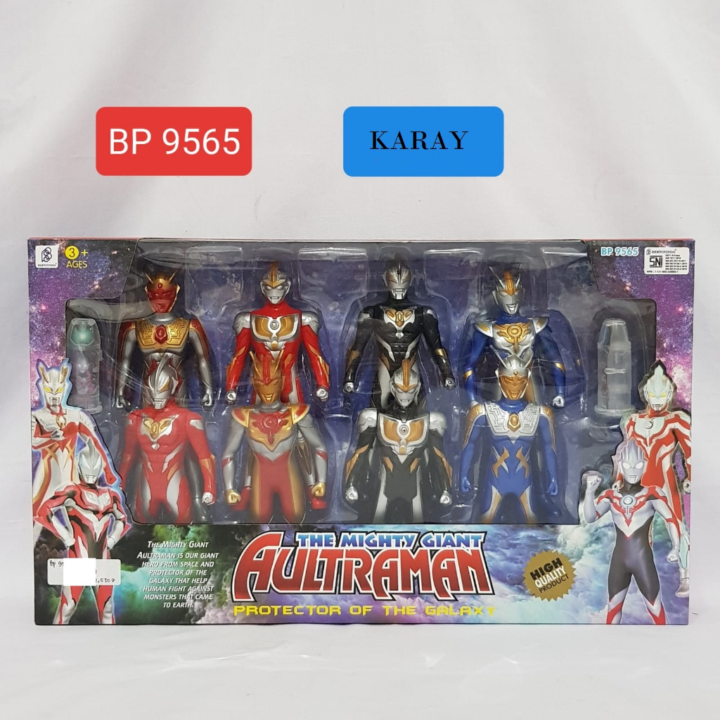 Mainan figure super hero isi 8pcs mainan aultraman BP 9565 mainan anak laki laki