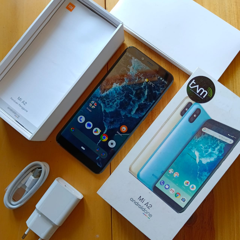 XIAOMI MI A2 SECOND 4/64GB HANDPHONE SECOND HP SEKEN HP BEKAS HP MURAH