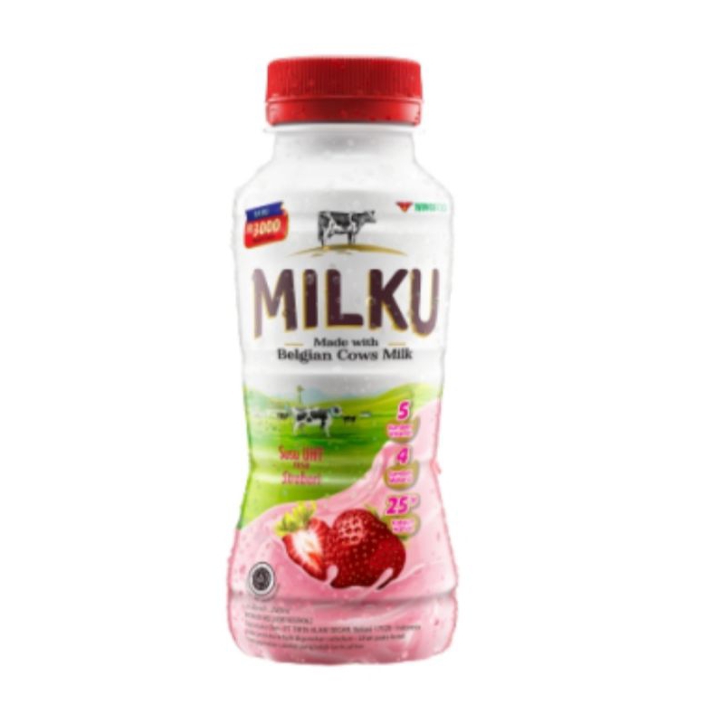 

MILKU STROBERI PREMIUM/MILKU COKLAT PREMIUM (200ml)