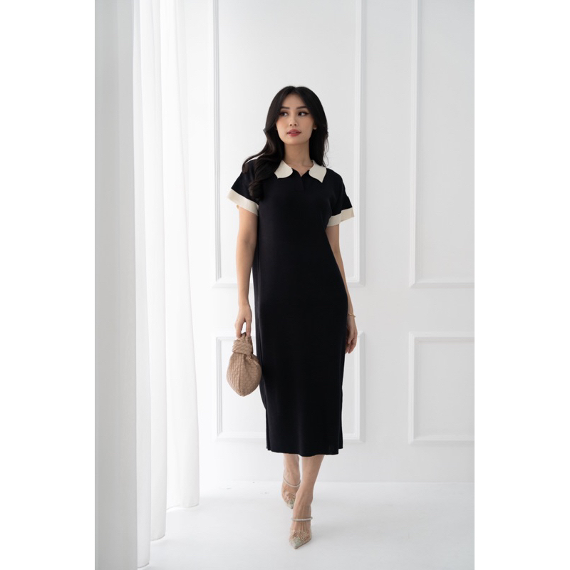 IWEARGRACIE - MINJEE KNIT DRESS / DRESS WANITA / MIDI DRESS